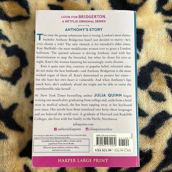 Bridgerton, The Viscount Who Loved Me, Anthony’s story, by Julia Quinn - Picture 3 of 3
